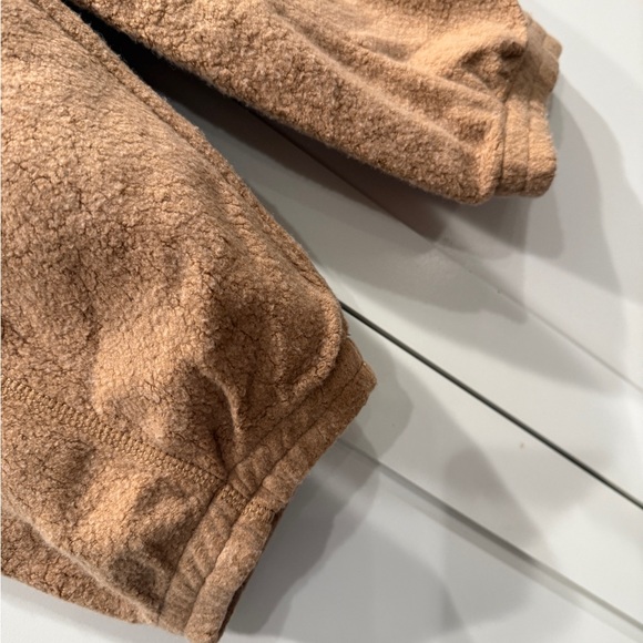 Aerie Sherpa Fleece Corset Zip Up Jogger Pants - Picture 4 of 8